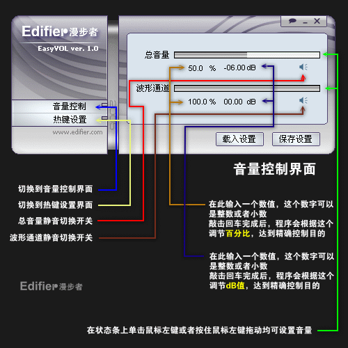 音量控制程序|漫步者音量调节工具