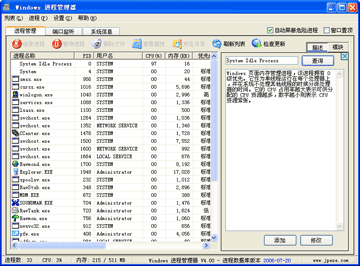 Windows进程管理器 V4.12 绿色免费版