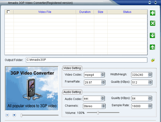 Amadis 3GP Video Converter