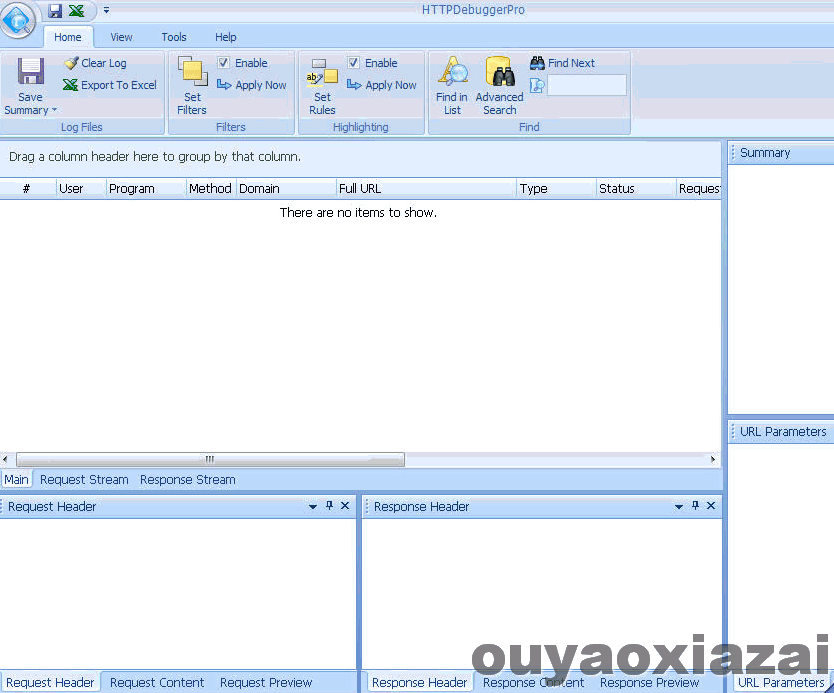 HTTP抓包软件、HTTP Debugger 7.5版