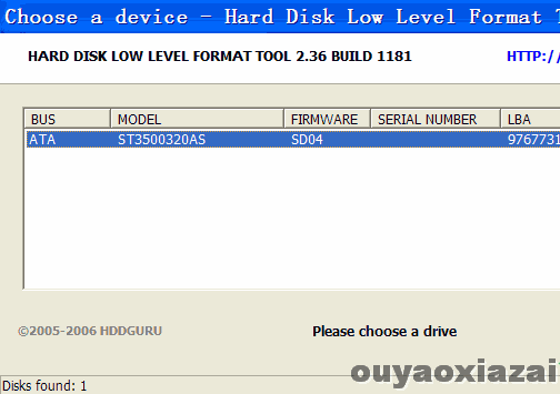 硬盘低级格式化工具_Hard Disk Low level format tool