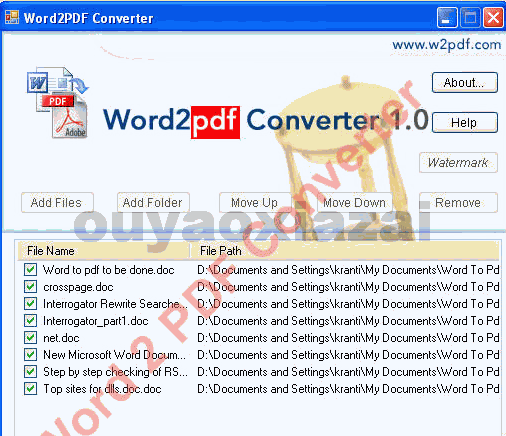 word转pdf格式工具_Word2PDF Converter