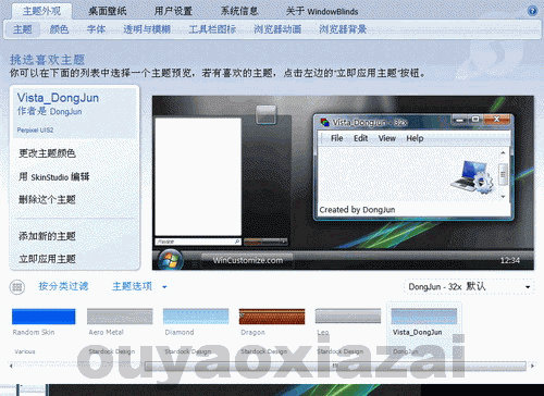 WindowBlinds_个性化系统美化程序