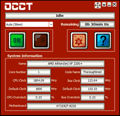 电源测试软件_OCCT V4.4.2 下载