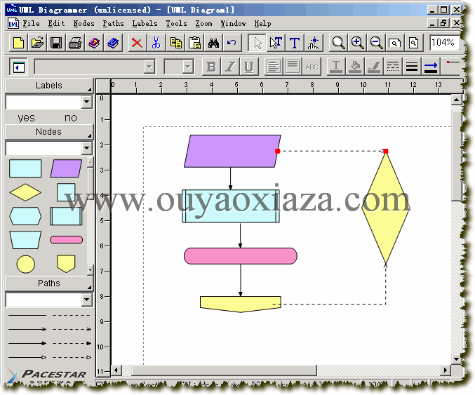 软件工程流程图绘制UML Diagrammer