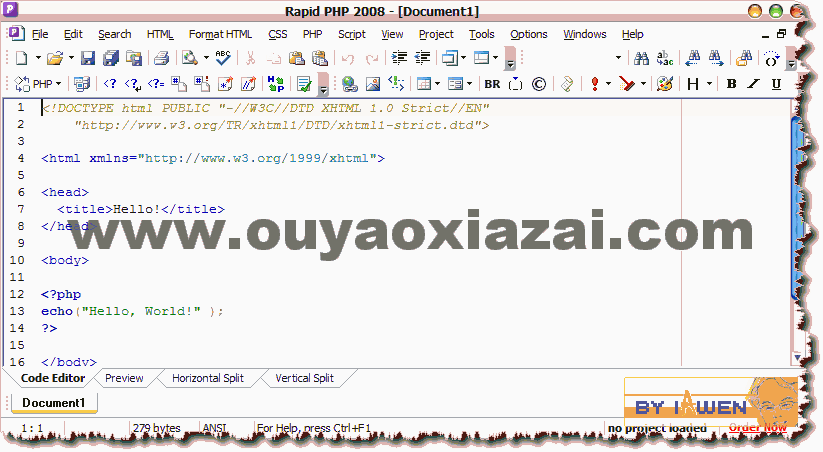 PHP网页编辑器Rapid PHP Editor