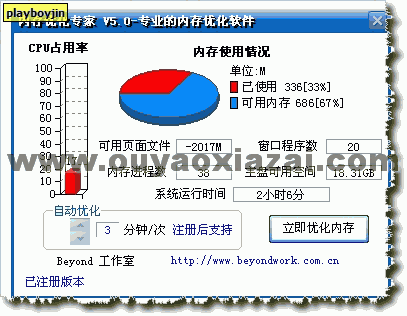 内存优化专家 V7.1 绿色联盟版