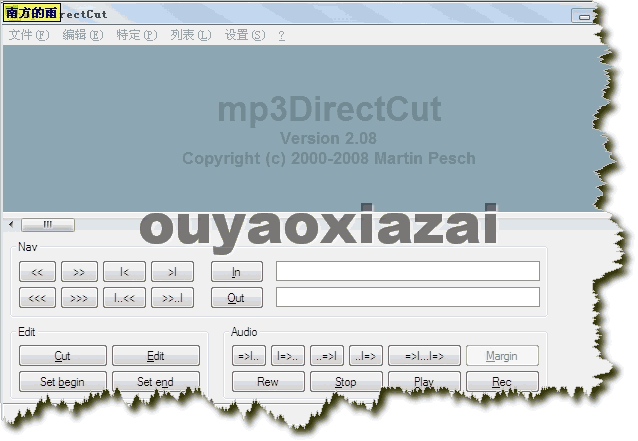 MP3文件切割工具_mp3DirectCutt