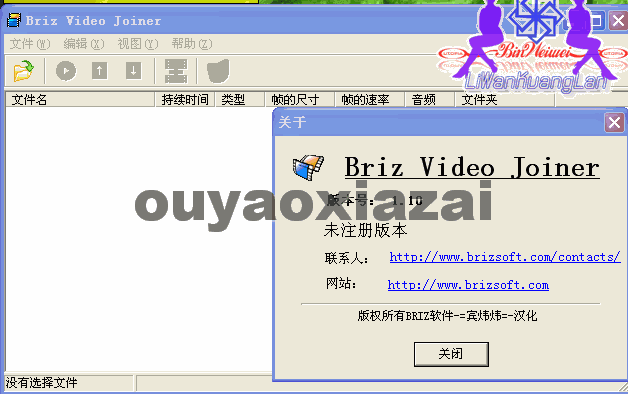 Briz Video Joiner_1.10_绿色汉化版