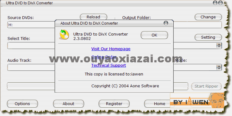 Ultra DVD to DivX Converter 2.3.0802