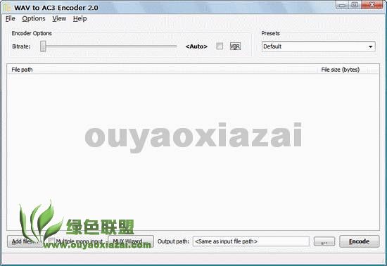 wav转ac3工具_WAV to AC3 Encoder