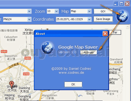 免费Google地图下载工具_Google Map Saver