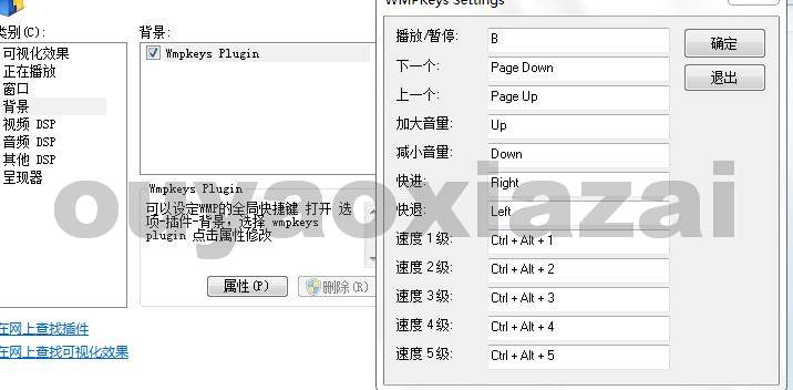 Media Player快捷键插件汉化版