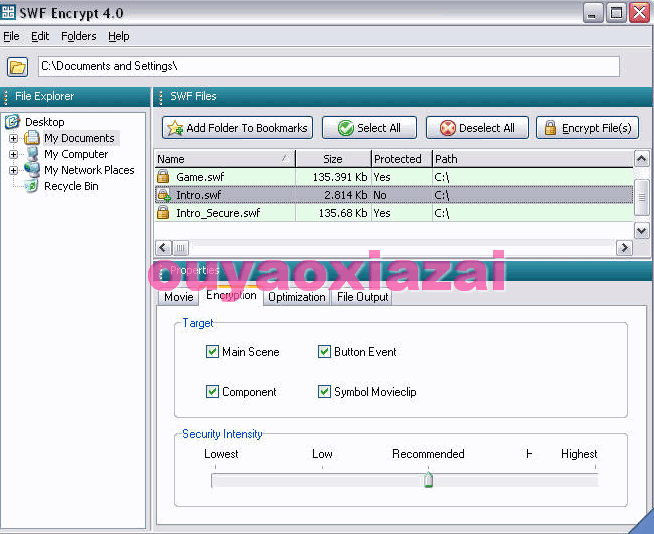 Amayeta SWF Encrypt V5.0.4 英文版