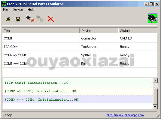 串行端口仿真虚拟程序_Virtual Serial Ports Emulator