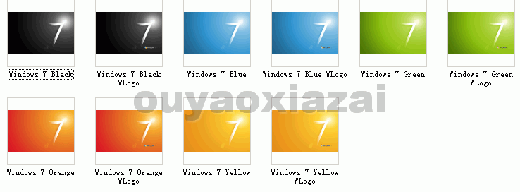 七彩Win7宽屏壁纸打包下载