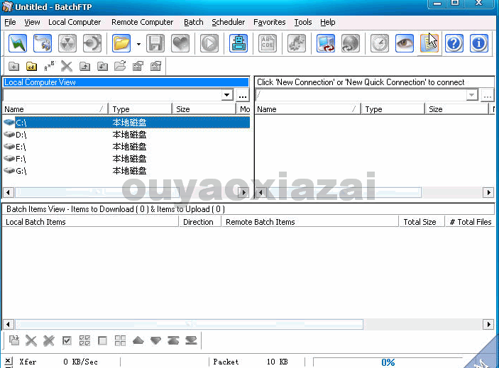 FTP批量操作客户端软件_BatchFTP软件