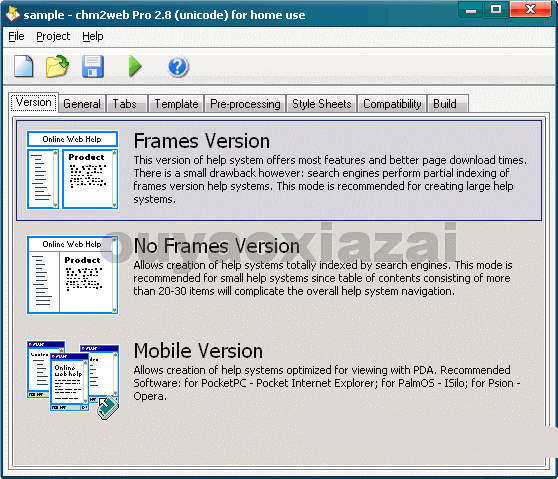 chm2web(chm转html) V2.78 英文版