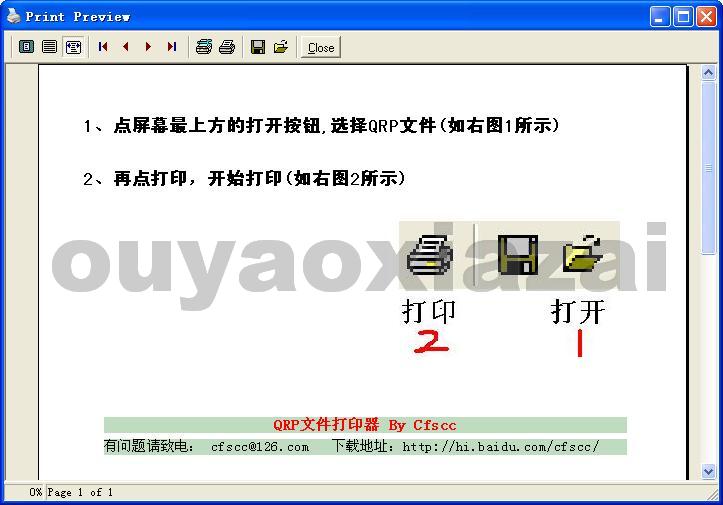 QRP文件打印器_Print Preview