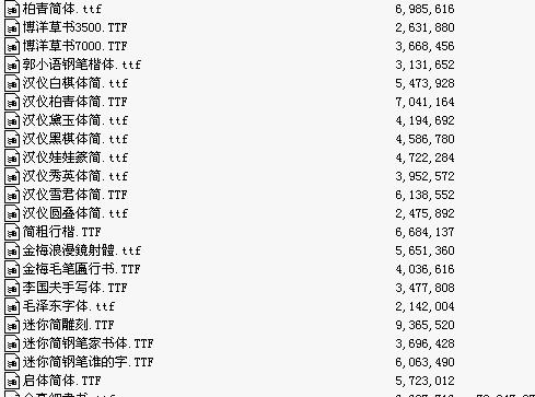 信念精选字体包 V3.1 中文版下载