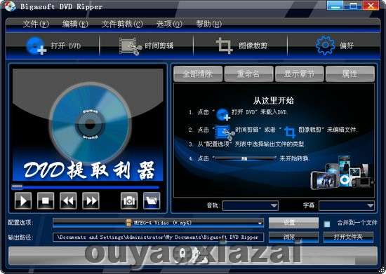 Bigasoft DVD Ripper_从dvd中提取视频/音频