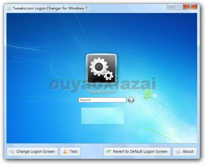 Win7登录界面替换工具_Logon Changer