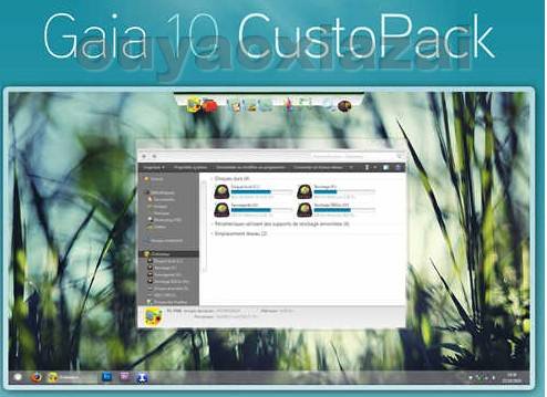 Windows7主题之gaia 10风格主题套装