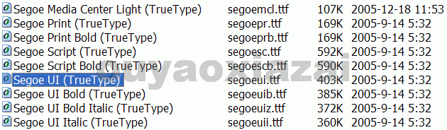 Segoe UI V5.0 字体下载