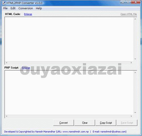 html转php工具_HTML2PHP Converter