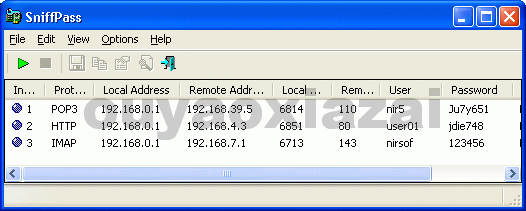 SniffPass_局域网/本机密码嗅探工具