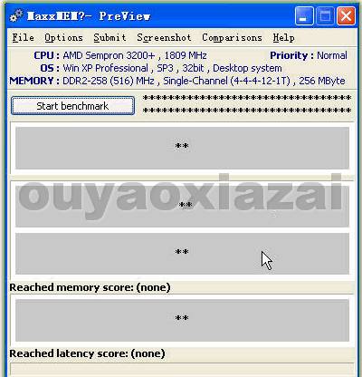 MaxxMEM2内存性能测试_内存性能测试工具