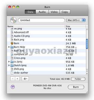 mac苹果操作系统专用刻录软件_Burn