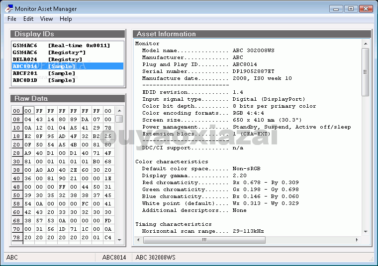 Monitor Asset Manager_即插即用设备监视器