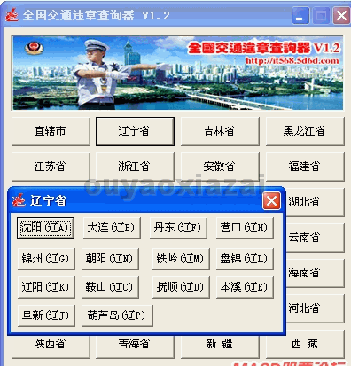 全国交通违章查询器 V1.2 绿色免费版