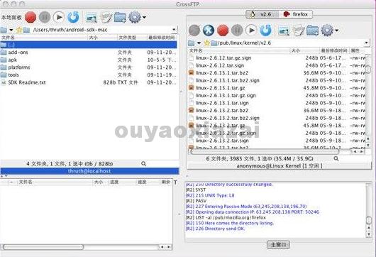CrossFTP_FTP管理工具、FTP客户端软件