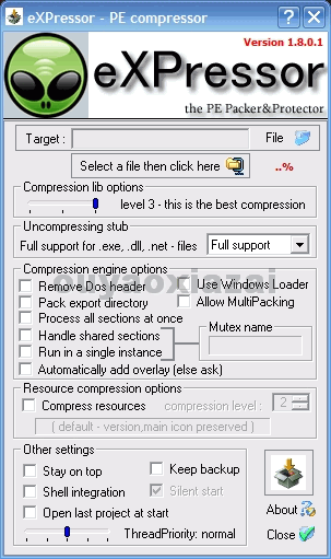 eXPressor_.exe和.dll文件压缩工具