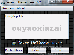 Windows第三方主题限制补丁_Se7en UxTheme Hexer