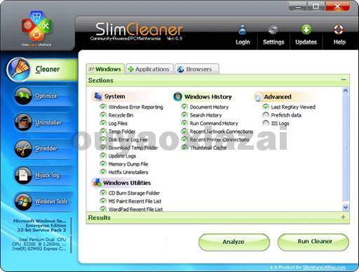 SlimCleaner_微软认证的系统清理、优化工具