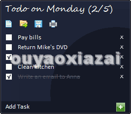 My To-Do List_Win7待办事项侧边栏工具