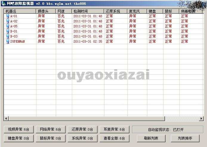 网吧电脑故障接收器 V2.0 绿色版