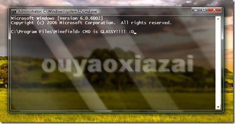 Glass CMD_让CMD命令行窗口透明化 V0.1版