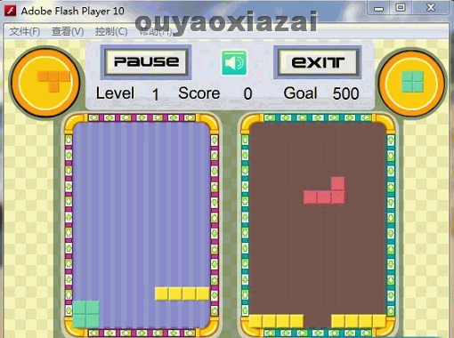 Tetris Duo双屏俄罗斯方块单人控制版