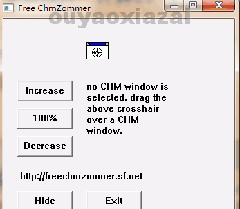 CHM帮助文件字体放大工具_Free ChmZoomer