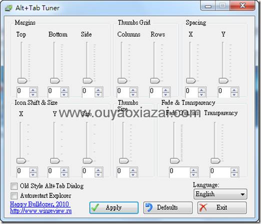 Alt+Tab Tuner_调整win7中Alt+Tab的画面大小