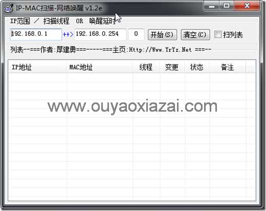 ip_mac扫描工具 V1.2F 绿色版