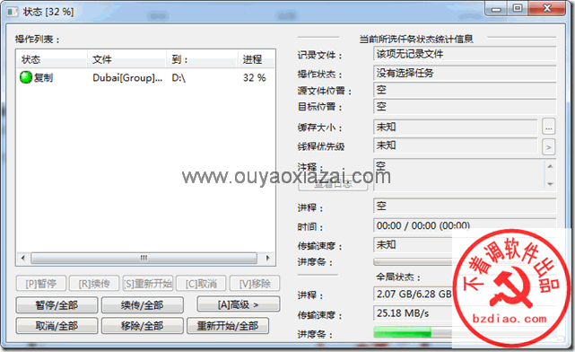 CopyHandler_支持断点续传的文件拷贝移动软件