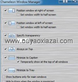 窗口功能按钮增强工具_Chameleon Window Manager