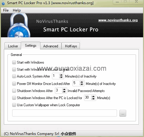 电脑锁定工具_Smart PC Locker V1.5