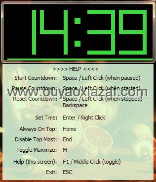 全屏倒计时软件_TinyCountdown