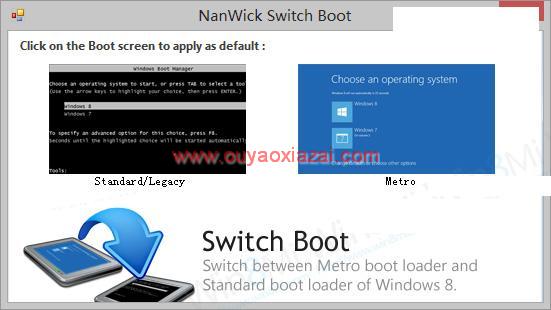 Win8引导界面切换器_NanWick Switch Boot